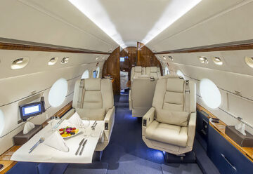 Gulfstream G550 interior